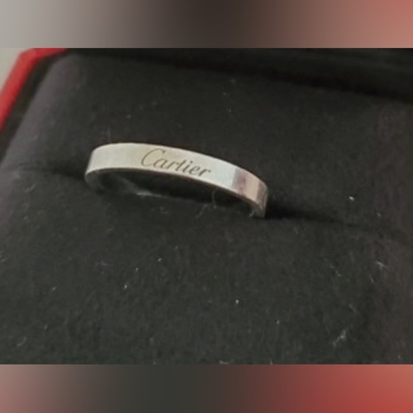 C De Cartier wedding band platinum - Picture 2 of 5